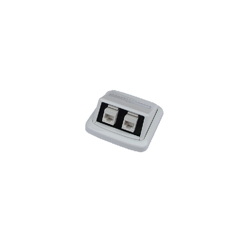 Dvojzásuvka ABB TANGO 2xRJ45 Cat5e UTP biela