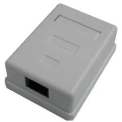 DATACOM Jednozásuvka nad omietku-1xRJ45, Cat5e UTP