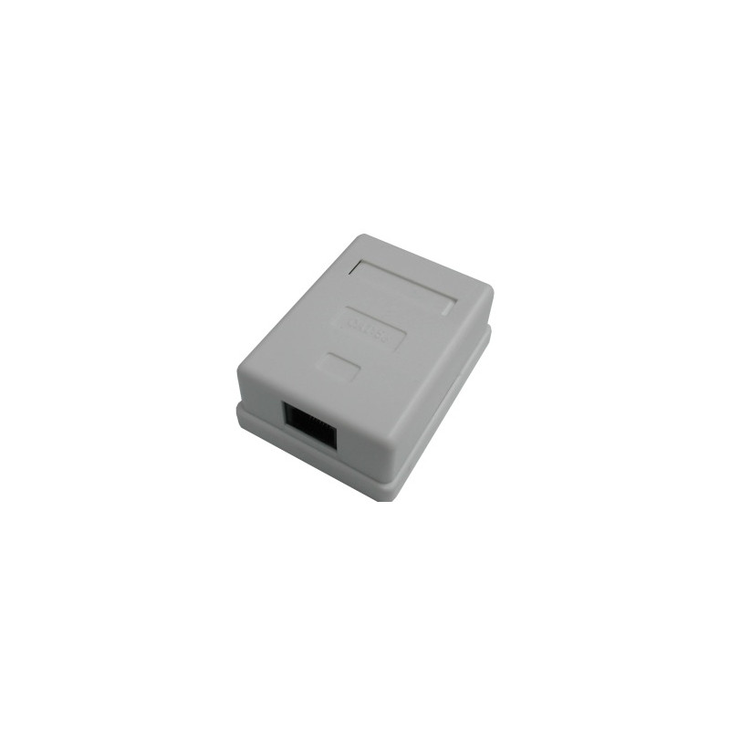 DATACOM Jednozásuvka nad omietku-1xRJ45, Cat5e UTP