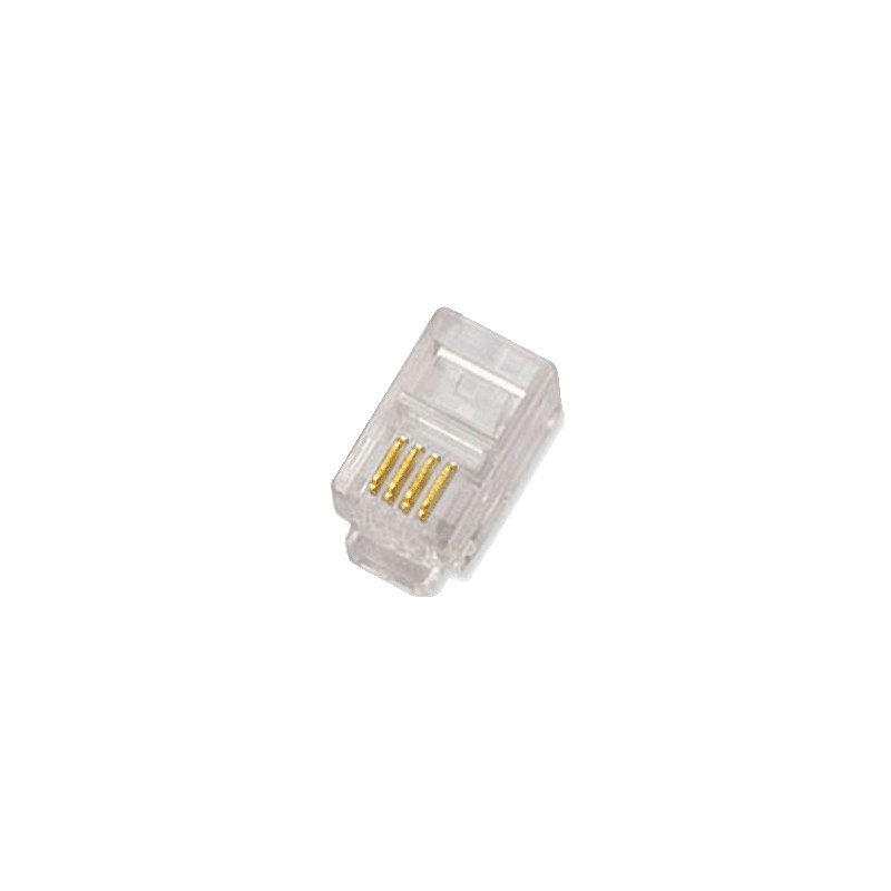DATACOM Konektor RJ10 UTP lanko 4p4c bal.100ks