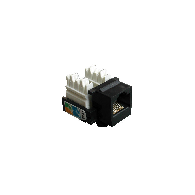 DATACOM Keystone cat5E black UTP