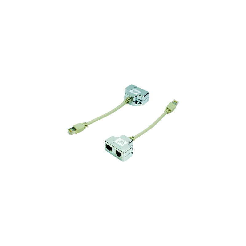 DATACOM Rozbočka 1 na 2 STP cat5e