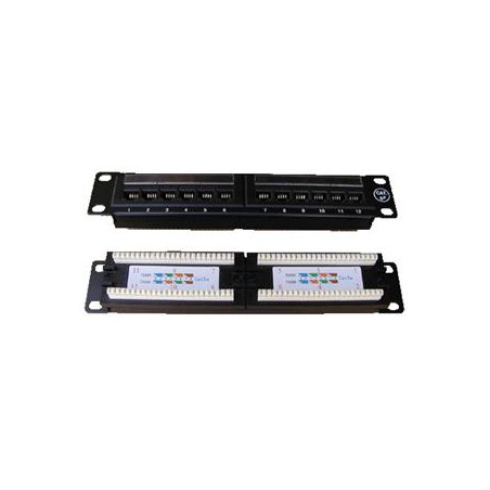 DATACOM Patch panel 10“ UTP cat5e 12portov