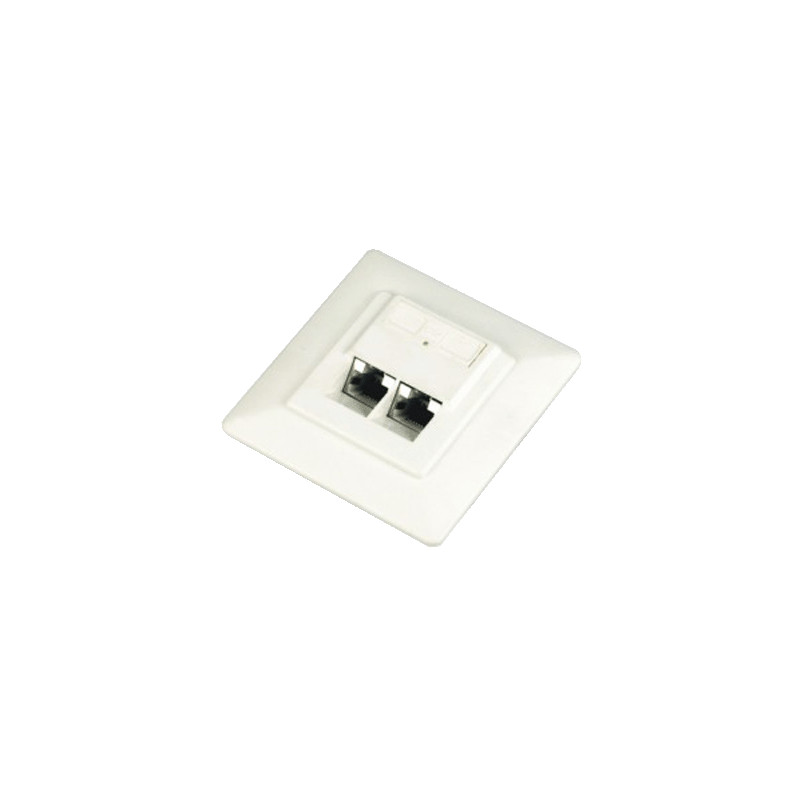 DATACOM UTP dvojzásuvka pod omietku 45 st.- Cat5e