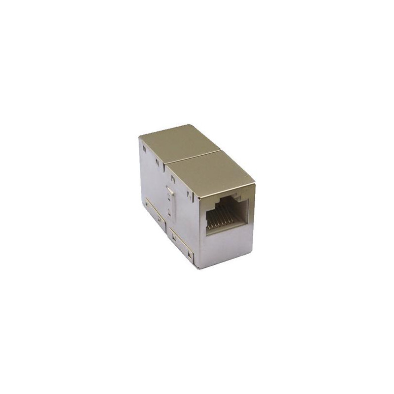 DATACOM Spojka 2 x RJ45 STP Cat5E (silver)