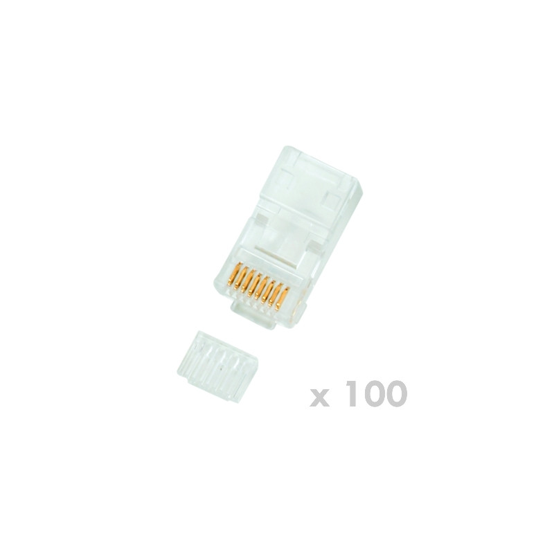 DATACOM Konektor RJ45 UTP 8p8c Cat6 drôt 100ks
