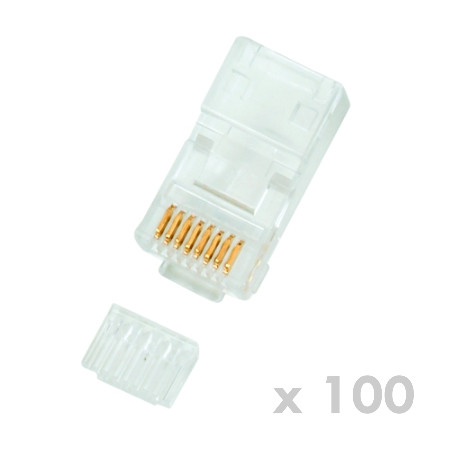 DATACOM Konektor RJ45 UTP 8p8c Cat6 drôt 100ks