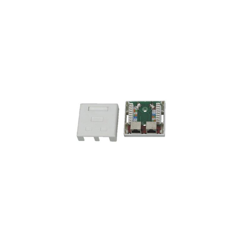 DATACOM STP dvojzásuvka nad omietku Cat5e 2 x RJ45