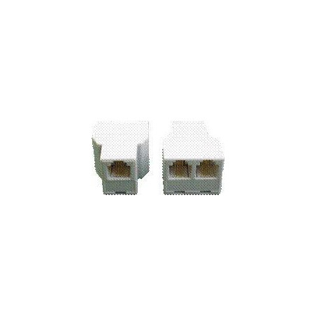 Dvojspojka 2 x RJ11 6p4c Cat3 (3 x Female)