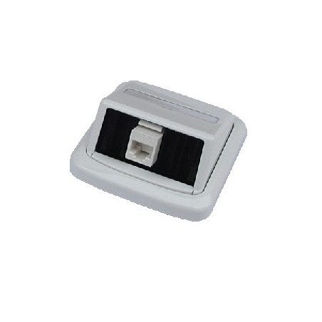 Jednozásuvka ABB TANGO 1xRJ45 cat6 UTP biela