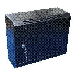 10'' rack jednodielny 6U/140 DATACOM čierny plech.dv.