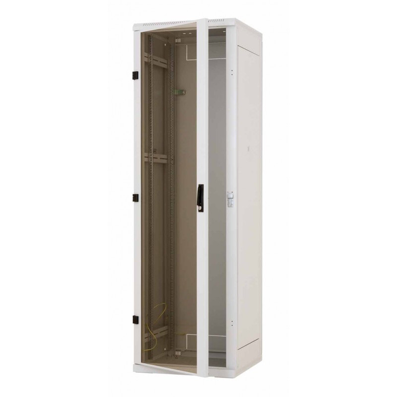 Stojanový rozvádzač 18U (š) 600x (h) 1000 plech.dvere