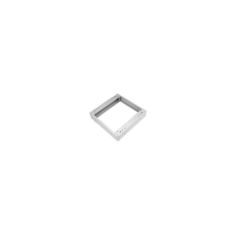 Podstavec pod rack, 800x800, s filtrom sivý