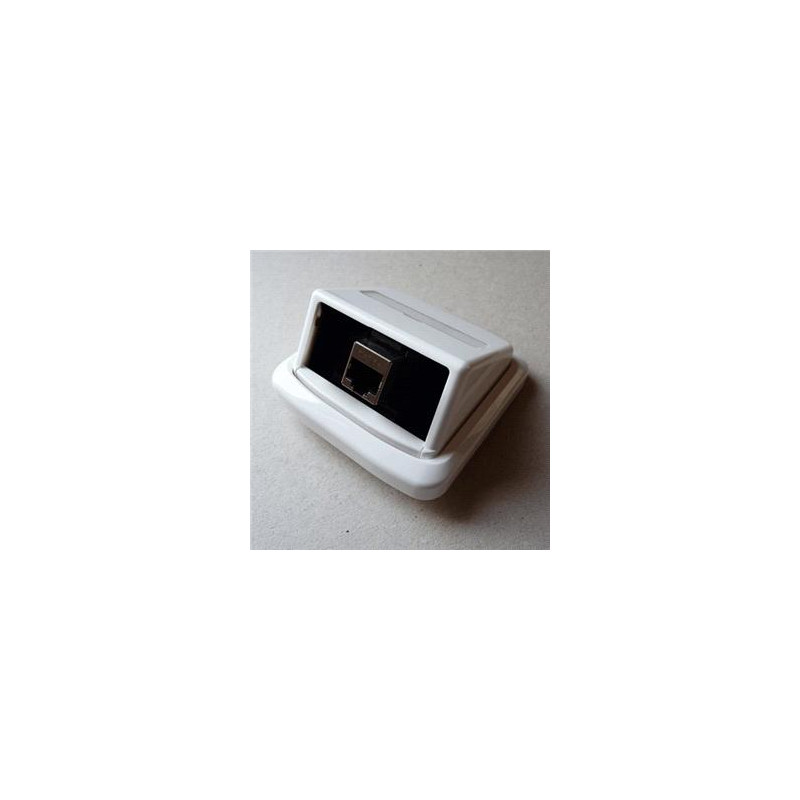 Jednozásuvka ABB TANGO 1xRJ45 cat5e STP biela