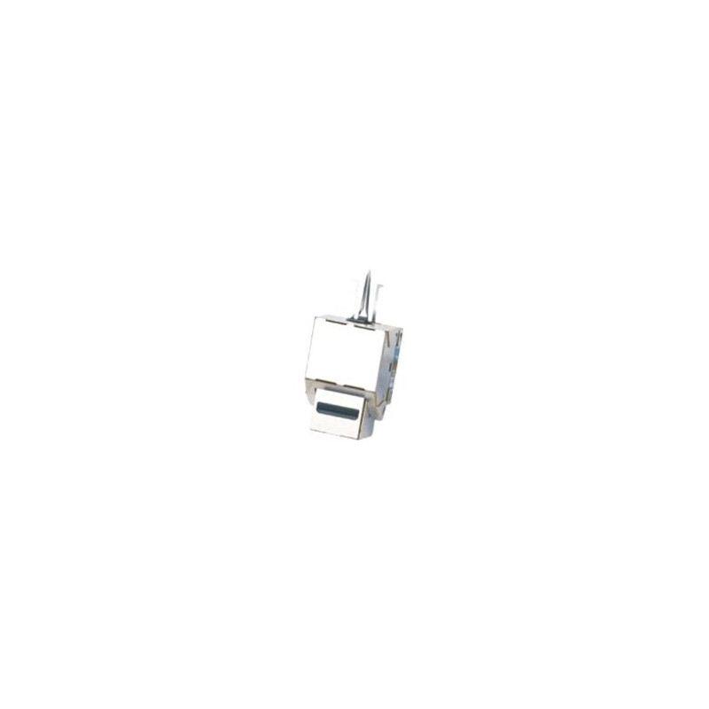 DATACOM Keystone cat5E silver STP dual-mini
