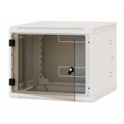 19'' rozvádzač dvojdielny 4U/295mm celosklenené dvere