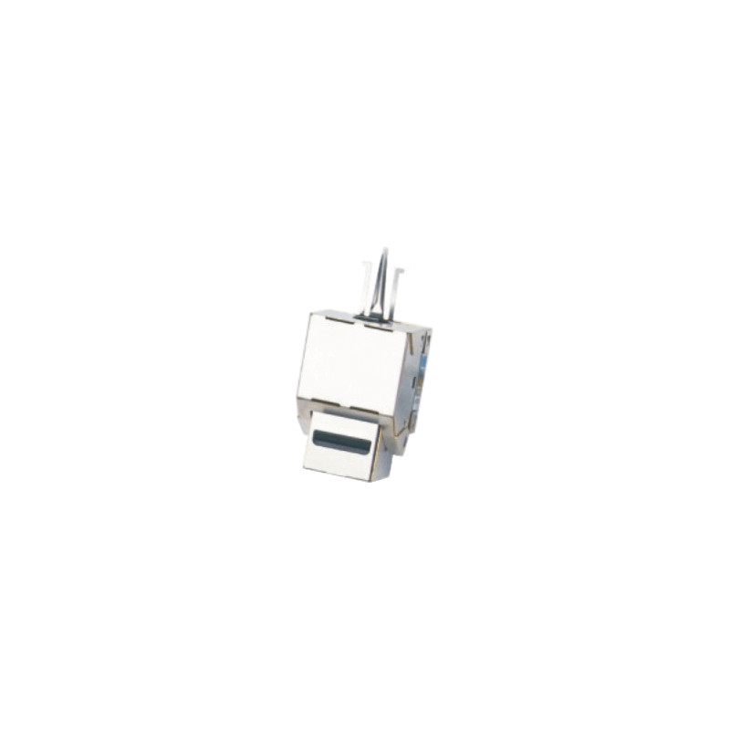 DATACOM Keystone CAT6 STP silver dual-mini