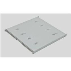 19' polica A4 perforovaná 1U/650mm,max.80kg čierna