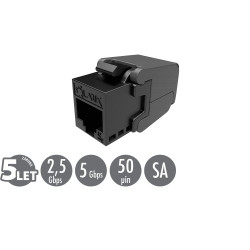 Samorezný keystone Solarix CAT5E UTP SXKJ-5E-UTP-BK-SA