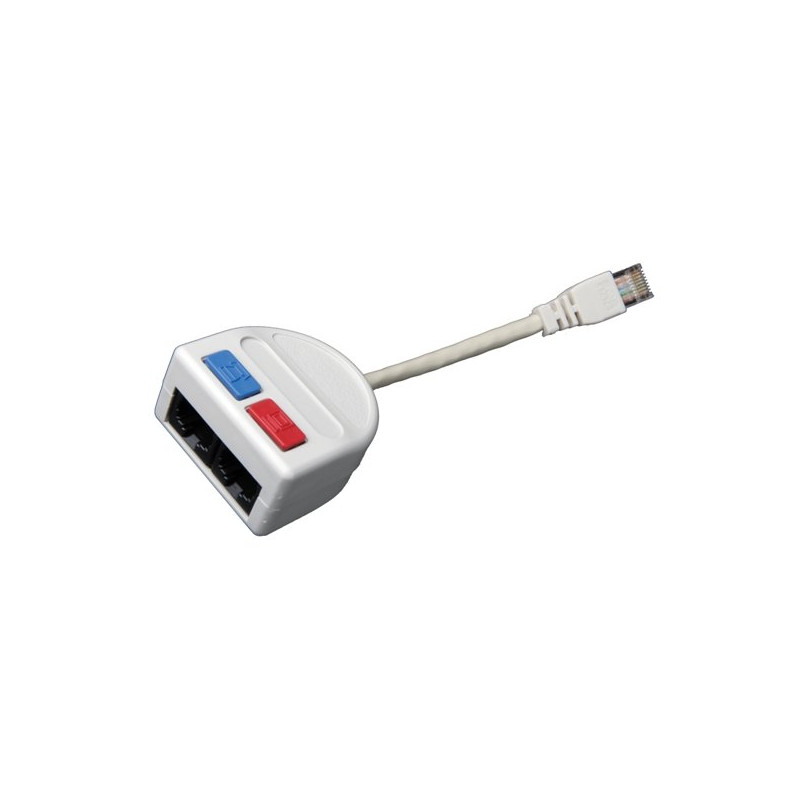 Rozdvojka počítač/počítač 2 x RJ45 UTP