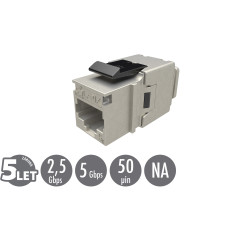 Rýchlozarezávací keystone Solarix CAT5E STP SXKJ-5E-STP-BK-NA
