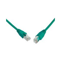 SOLARIX patch kábel CAT5E UTP PVC 2m zelený snag-proof