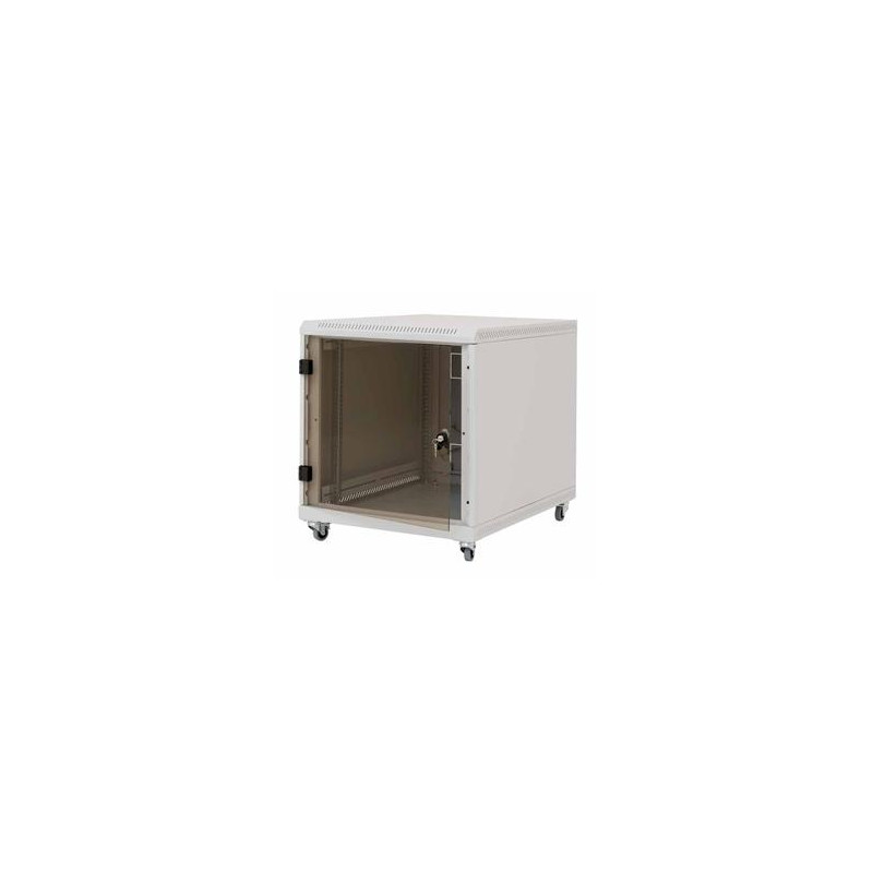 19'' kontajner.rozvádzač 12U,hl.1000mm,nosnosť 200kg šedý