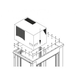 Redukcia pre montáž klímat.800x1000,1200 do hl.rozvádzača, sivá