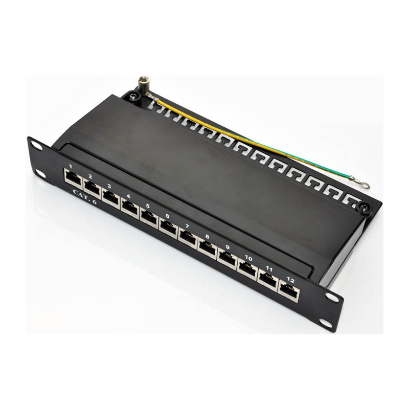 Patch panel 10'' STP cat.6 12portov