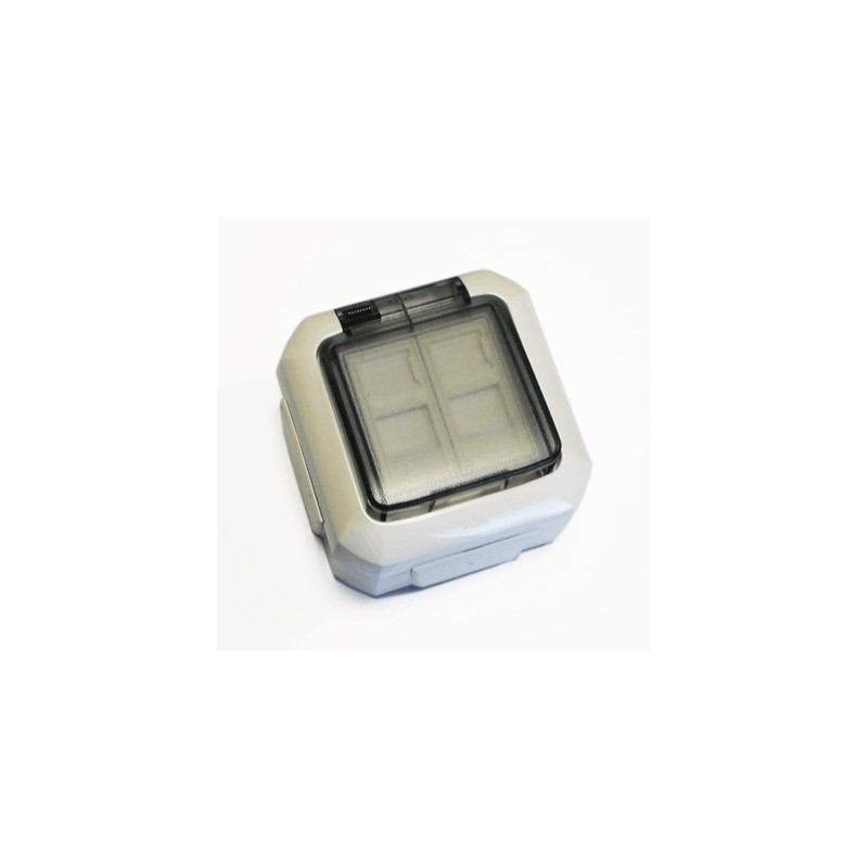 ABB Dátová zásuvka OUTDOOR IP54 STP CAT5E 2xRJ45