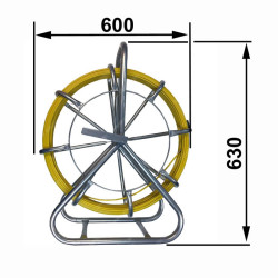 Laminátové naťahovacie péro ''kobra'' 6mm 100m