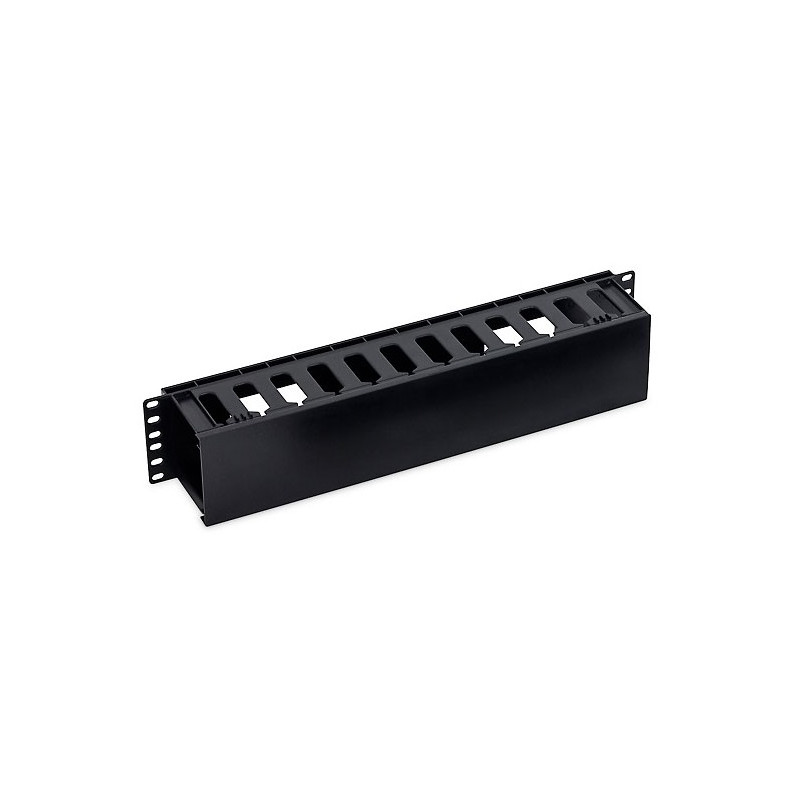 19' vyväzovací panel 2U plastový RAL9005