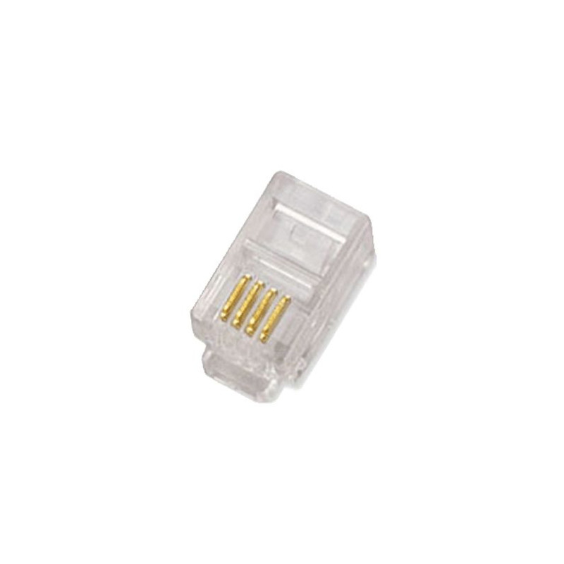 DATACOM Konektor RJ10 UTP lanko 4p4c bal.10ks