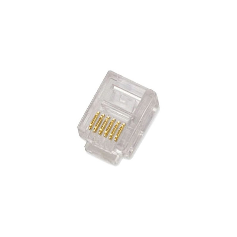 DATACOM Konektor RJ12 UTP lanko 6p6c bal.10ks