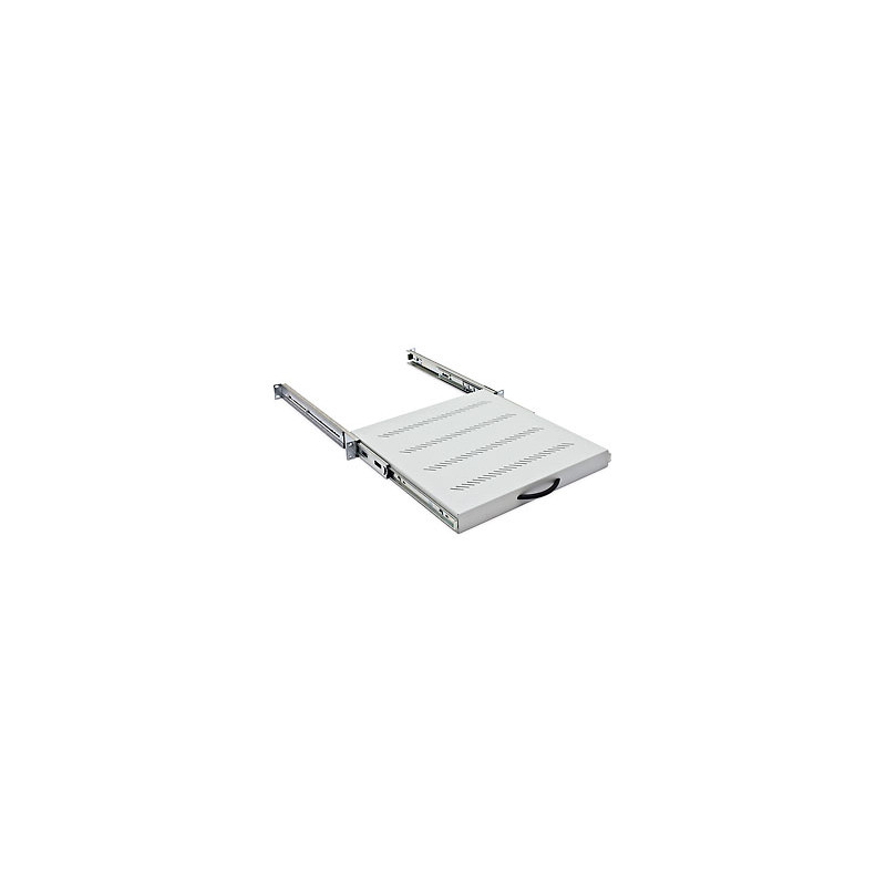 19'' výsuv.polica 550mm plnovýsuv, nosn.45kg šedá
