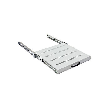 19'' výsuv.polica 550mm plnovýsuv, nosn.45kg šedá