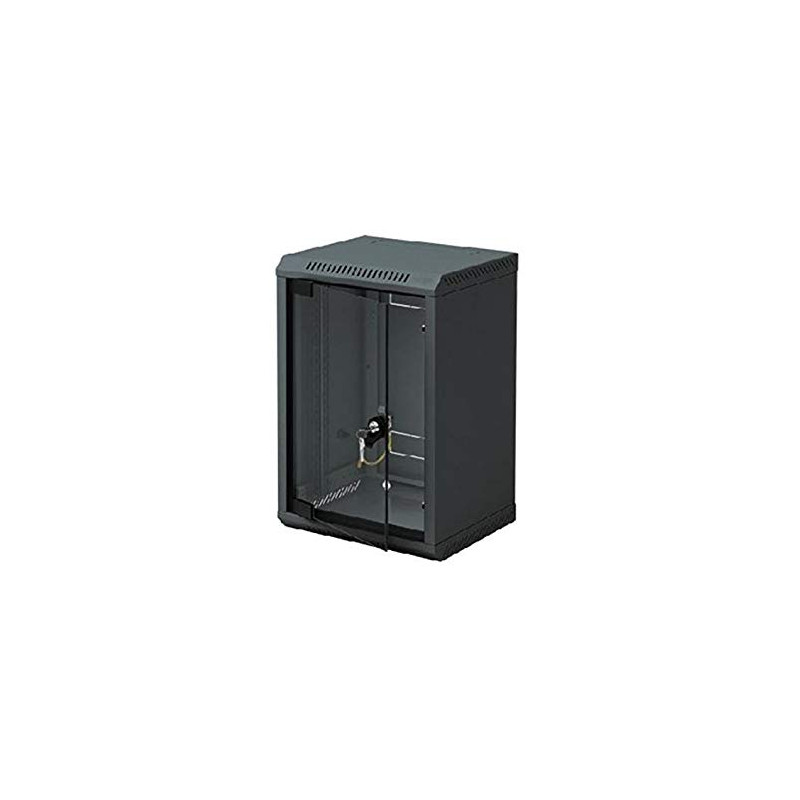10'' rack jednodielny 4U/260 TRITON čierny dvere sklo