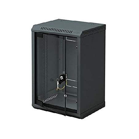 10'' rack jednodielny 4U/260 TRITON čierny dvere sklo
