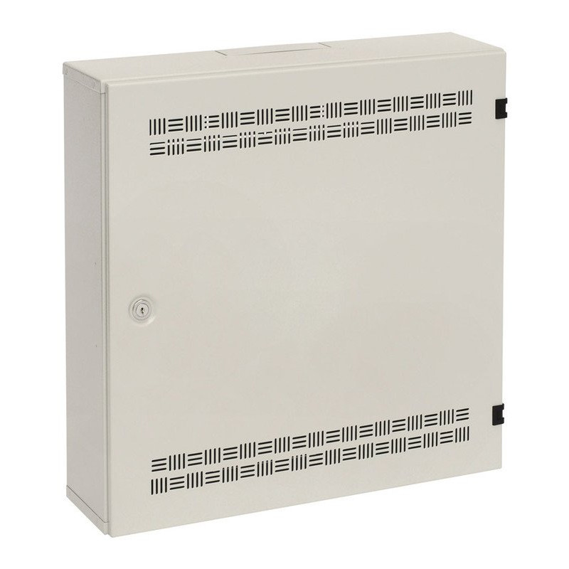 Rozvádzač SOHO nástenný LC-18 s lištami 2U, 4U a 11U, 550x550x150mm šedá RAL 7035