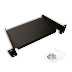DATACOM 10'' Polica 160mm 1U čierna