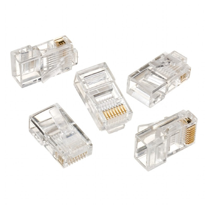 GEMBIRD Modular plug 8P8C pre CAT5, UTP, 100 pcs