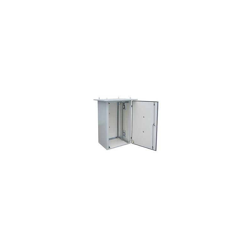 Rack termoizolovaný LC-07, 15U 700x400, RAL 7035 s vent. pravá bočnica