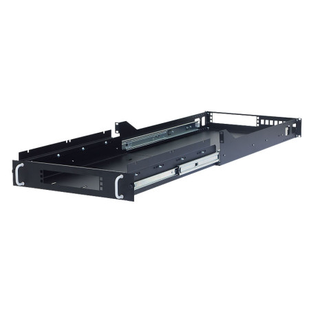 19'' výsuv.polica 3U 750mm plnovýsuv, nosn.45kg