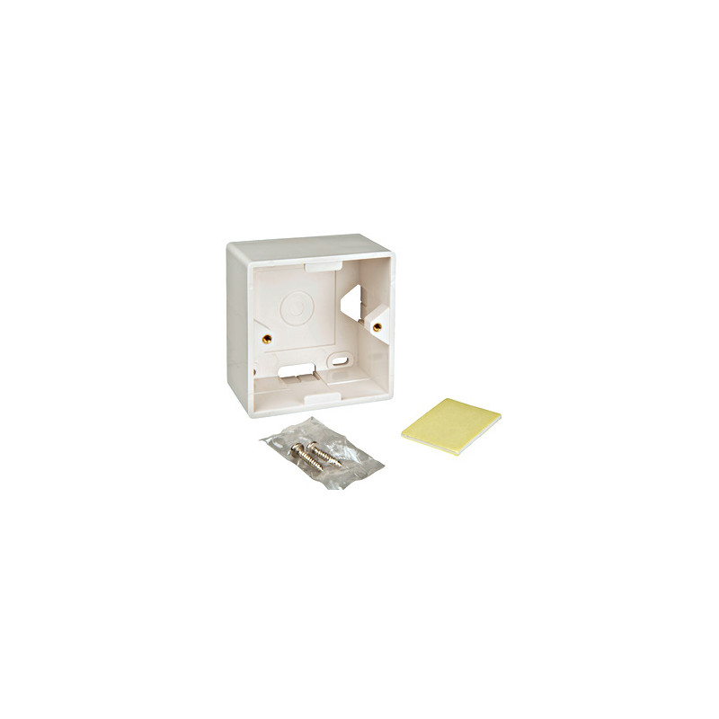 Box na omietku pre zásuvky HSED0xUWxS, HSEDx2UWxF, RAL 9010