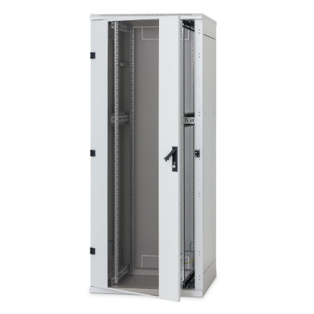 Stojanový rozvádzač 22U (š) 600x (h) 800 plechové dvere