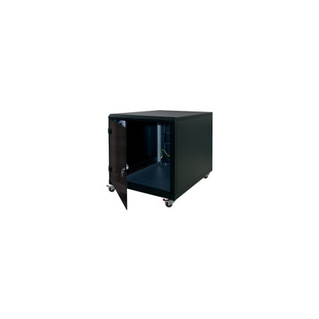 19'' kontajner.rack 12U, hl.900mm, nosn.200kg čierny