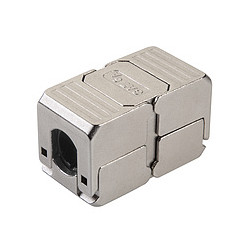 Samorezná spojka CAT6A STP SXSPJ-6A-STP-BK-SA