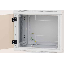 Nástenný rozvádzač jednodielny 6U (š)600x(h)595 perfor.dvere