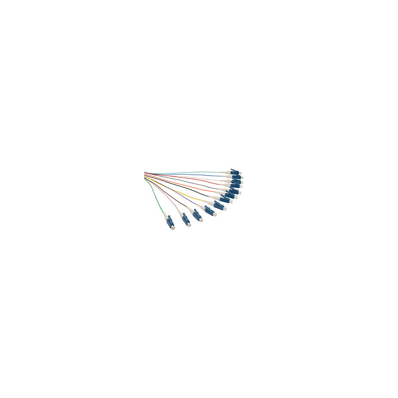 Pigtail 9/125 LCupc SM OS 1,5m, balenie 12ks farby