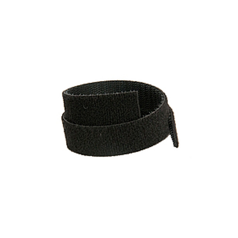 Obojstranný suchý zips Solarix, šírka 20mm, 25m, čierny